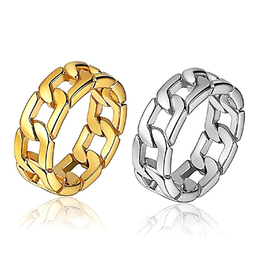 S.Steel Cuban Ring