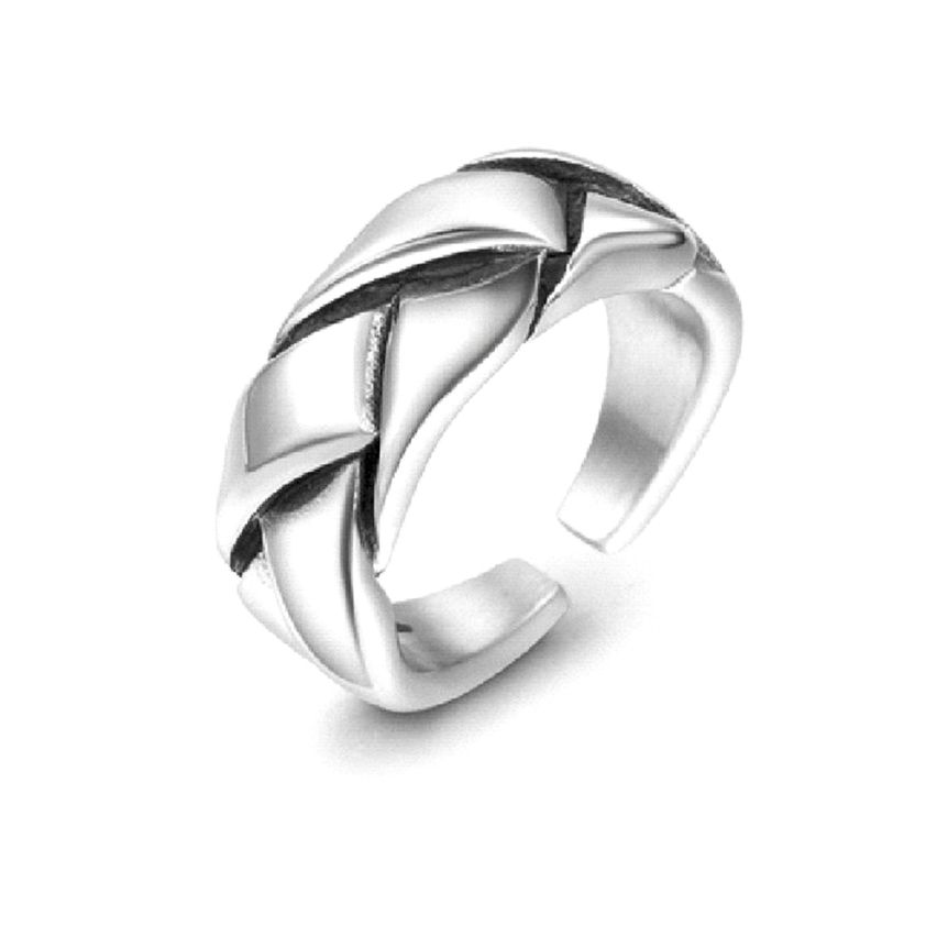 Antique silver S.Steel Balinese Ring