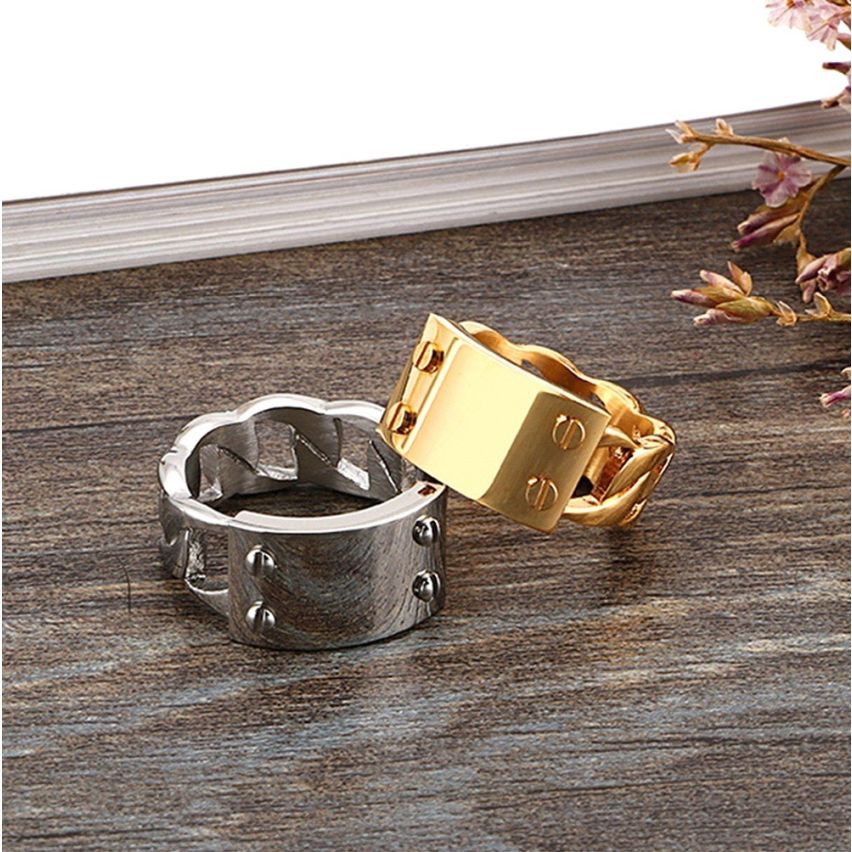 S.Steel With Plate Ring