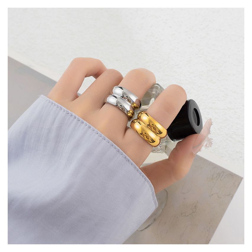 S.Steel Smooth Ring