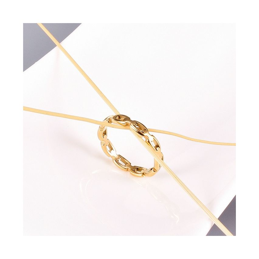 Gold Plating S.Steel Minimalist Ring