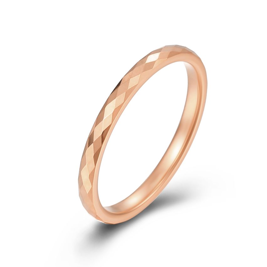 S.Steel Rose gold Ip Wedding Men-c 1.8g 54.35x2.3mmEU54 - ES14 - US7