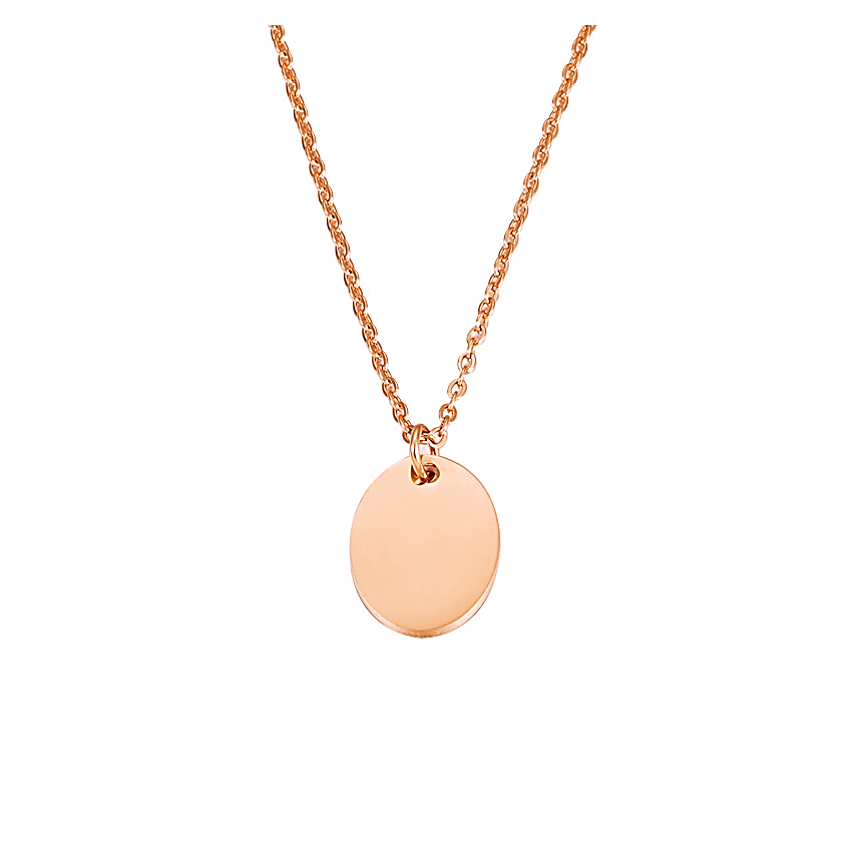 S.Steel Rose gold Plating With Plate Women-c 3.3g