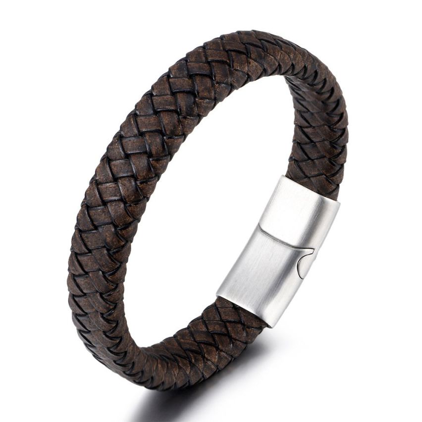 S.Steel Leather Men-c