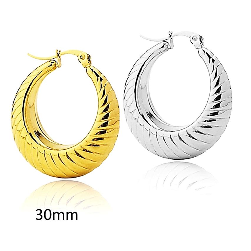 S.Steel Hoop Women-c 8g