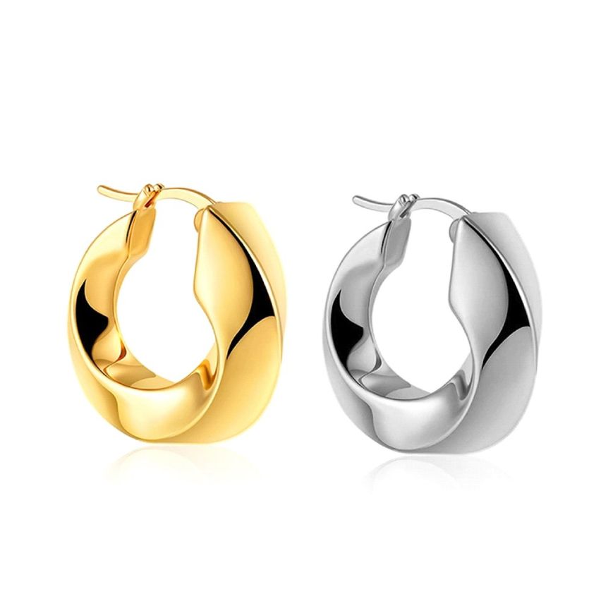 S.Steel Hoop Women-c 22.6g 24x24mm