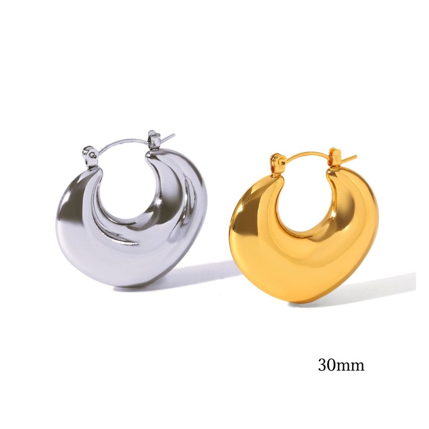 S.Steel Hoop Women-c 11.1g 27.6x30.3mm - 13.3mm