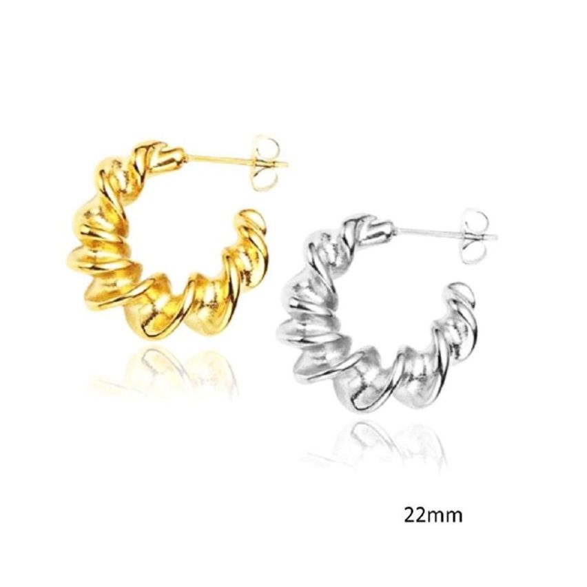 S.Steel Hoop Women-c 8g