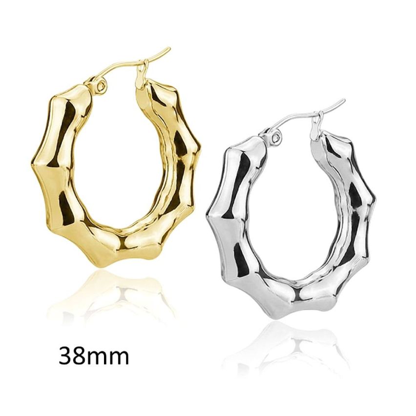 S.Steel Hoop Women-c 14g 37x38mm