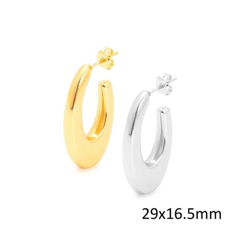 S.Steel Hoop Women-c 12g 29x16.5mm