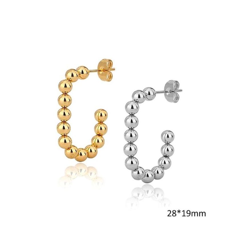 S.Steel Hoop Women-c 7g 28x19.4mm