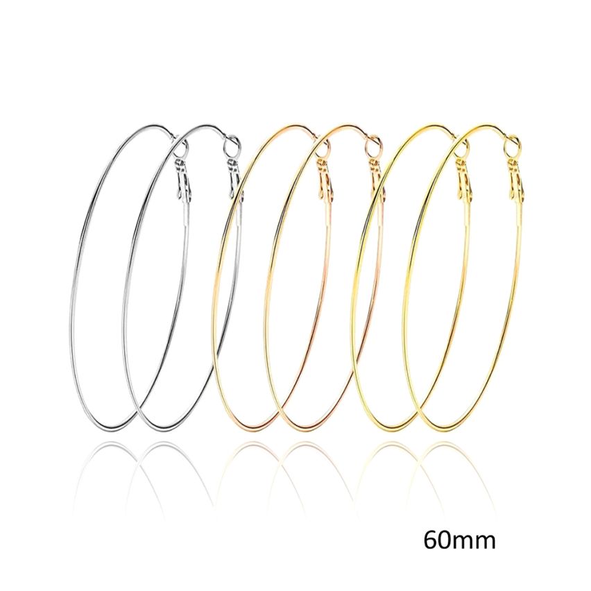 S.Steel Hoop (Standard) Women-c 2.5g 60x60mm
