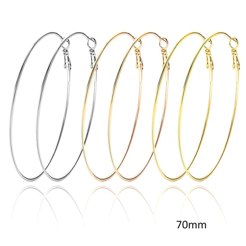 S.Steel Hoop (Standard) Women-c 3g 70x70mm