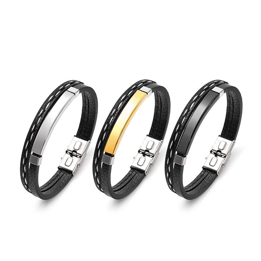ESSENTIAL S.Steel Leather Men-c 