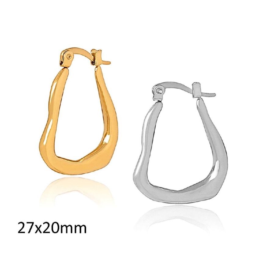 S.Steel Hoop Women-c 5.5g 27x20mm