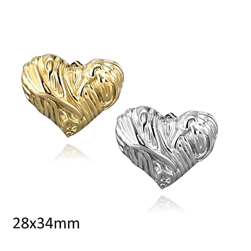 S.Steel Geometric Women 24g 28x34mm