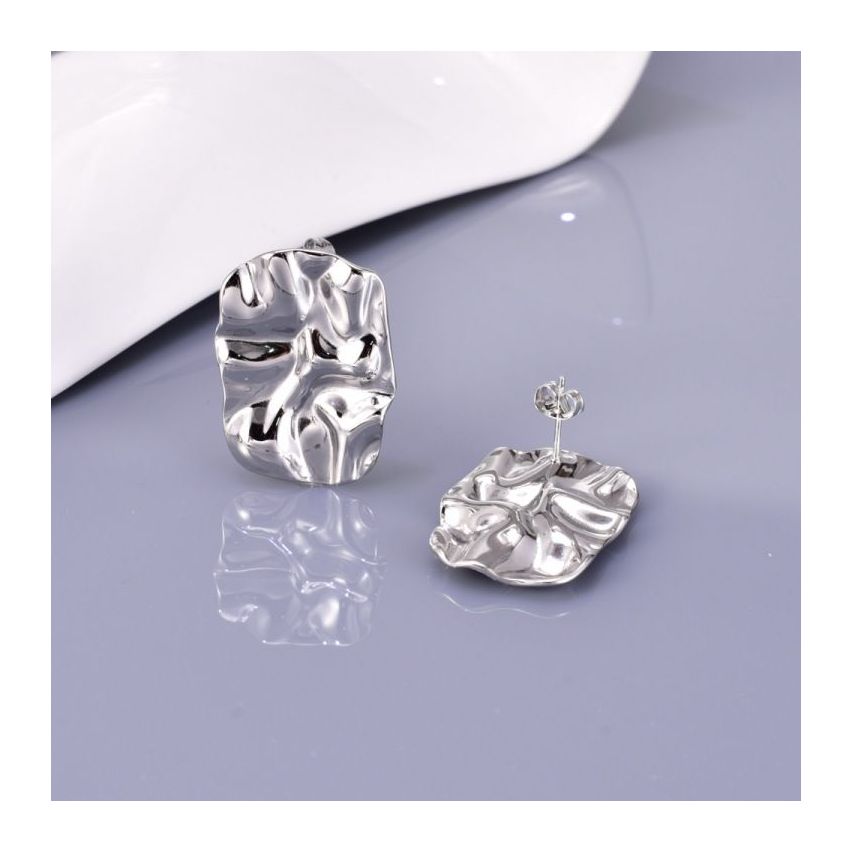 S.Steel Texture Women 12g 32x23mm