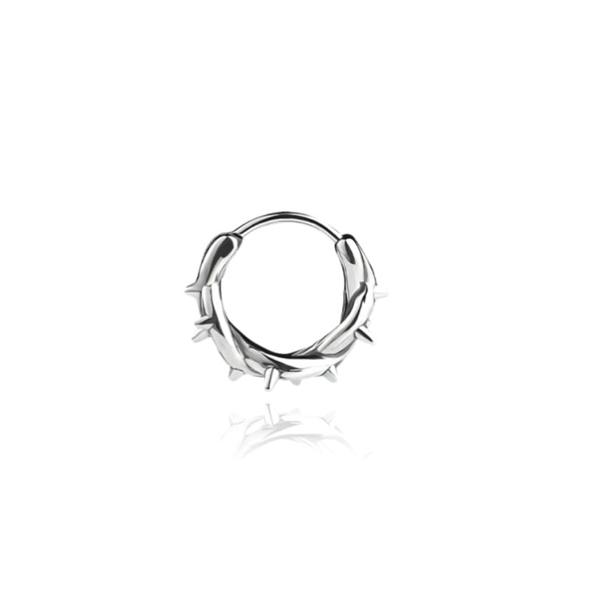 S.Steel Shiny Hoop Men-c