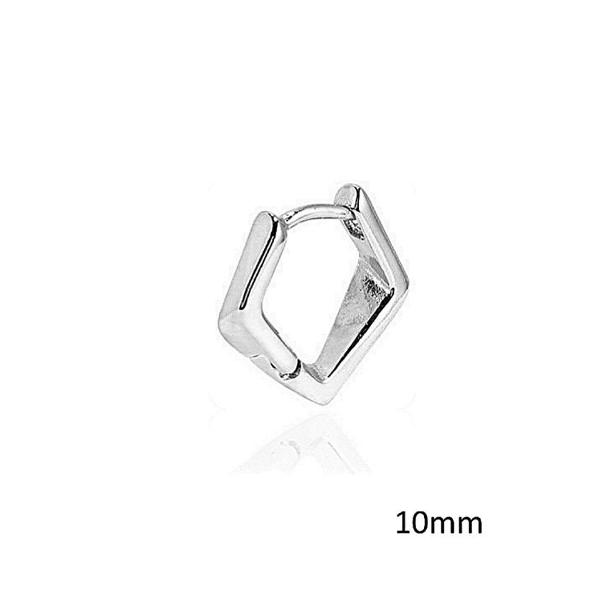 S.Steel Shiny Hoop Men-c