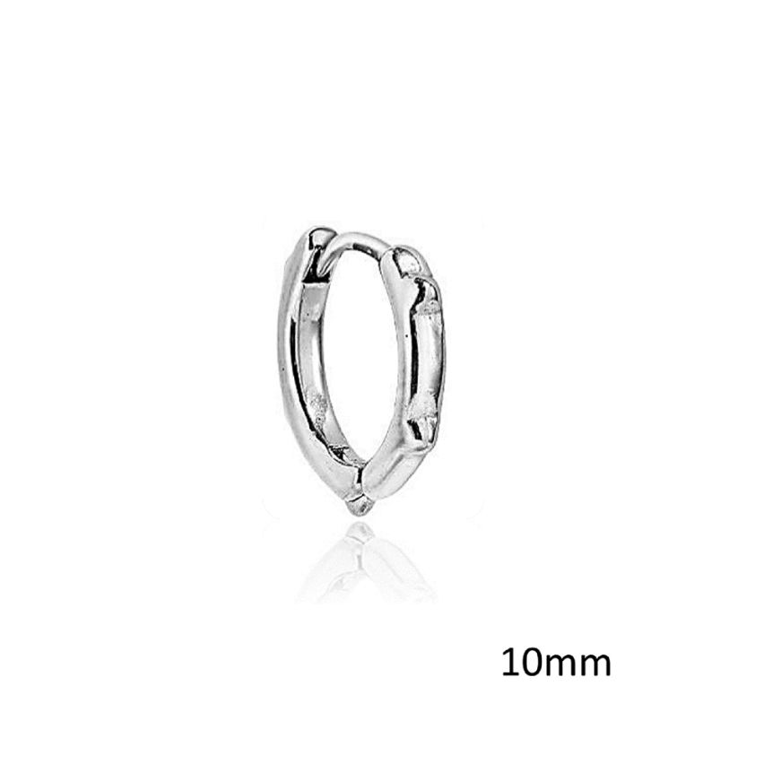 S.Steel Shiny Hoop Men-c