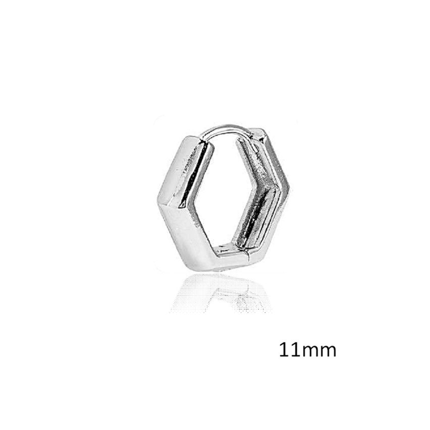 S.Steel Shiny Hoop Men-c