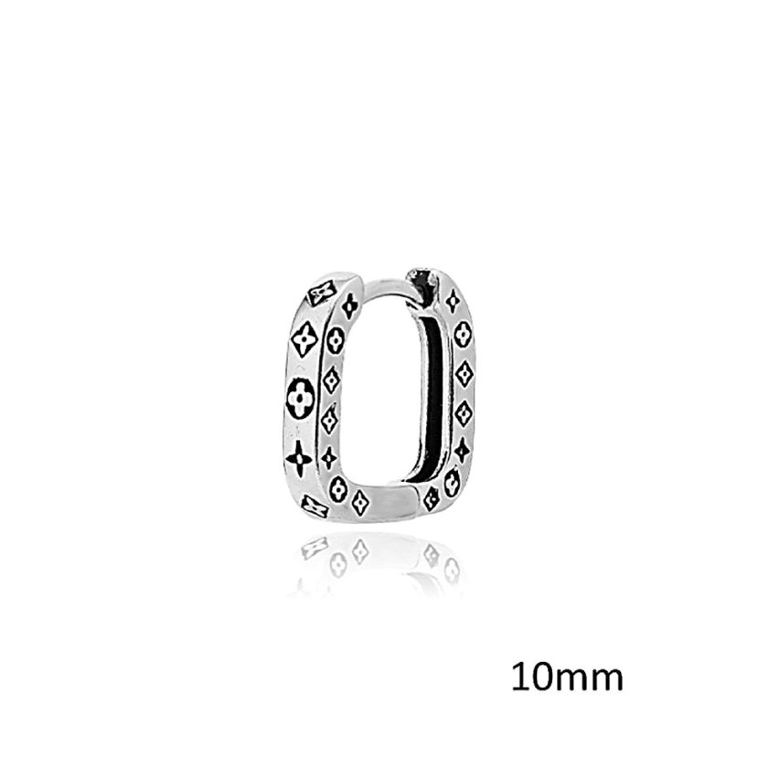 S.Steel Shiny Hoop Men-c