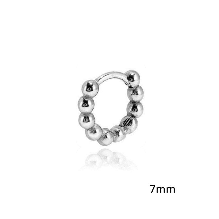 S.Steel Shiny Hoop Men-c