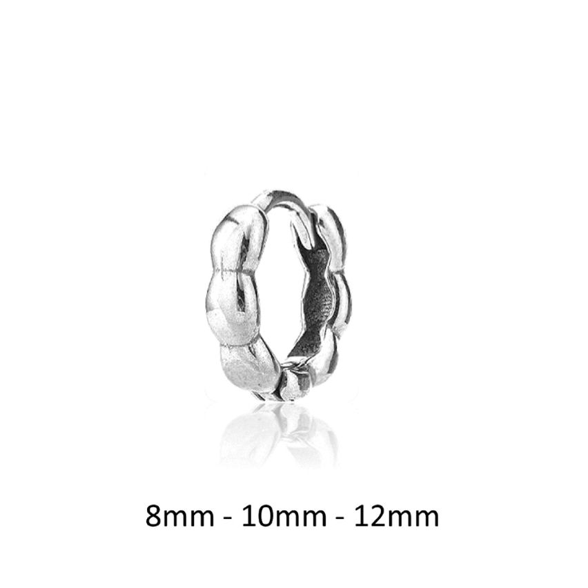 S.Steel Shiny Hoop Men-c