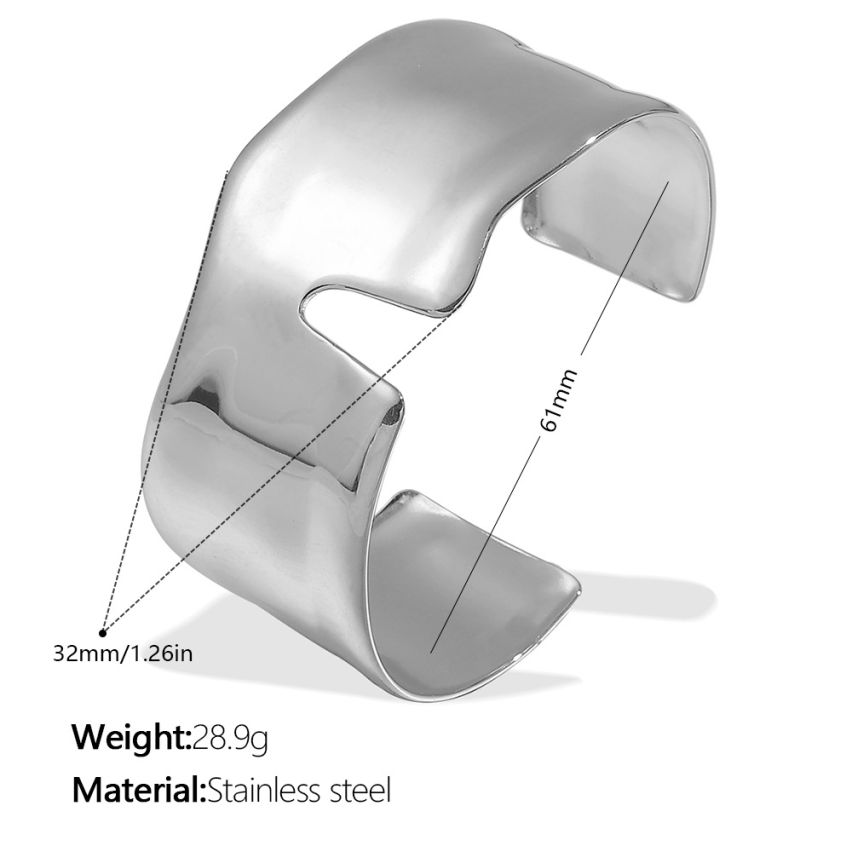 S.Steel Smooth Women-c 28.9g 185.5x32mm