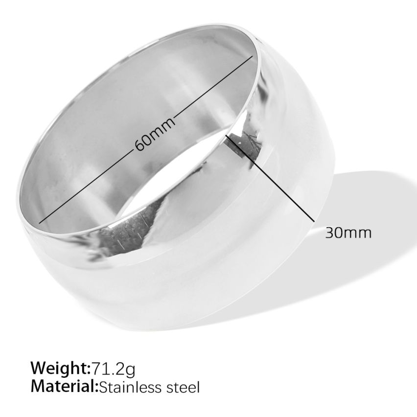S.Steel Smooth Women-c 71.2g 188.4x30mm