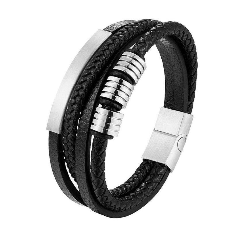 Leather With Plate Men-c 25.6g