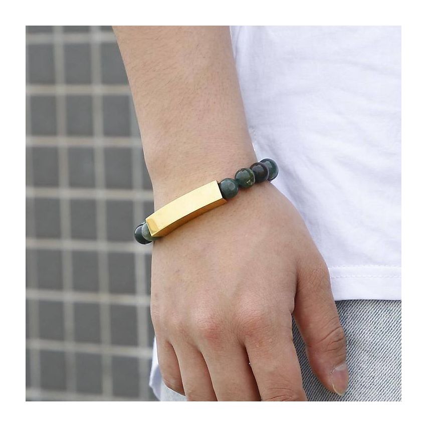 Natural Stone Beads Men-c 