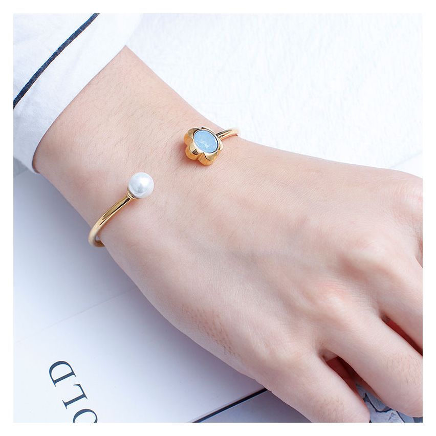 S.Steel Turquoise Minimalist Women 6g  - 2.5mm 