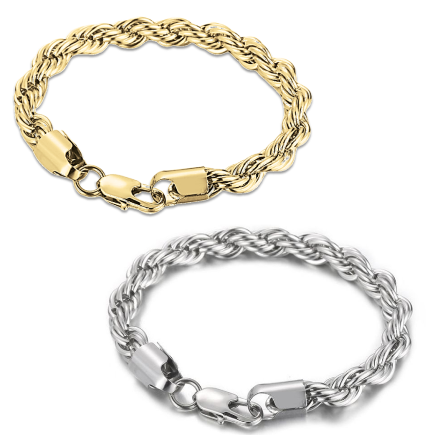 S.Steel Chain link Men-c - 8mm