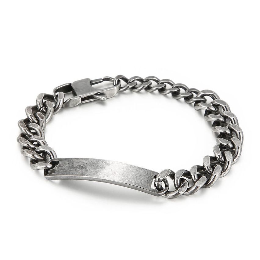 S.Steel With Plate Men-c 27g 210x10mm