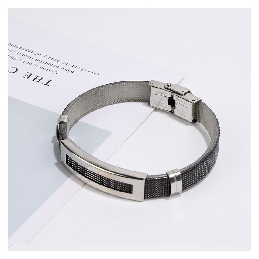 S.Steel Two plating colors With Plate Men-c