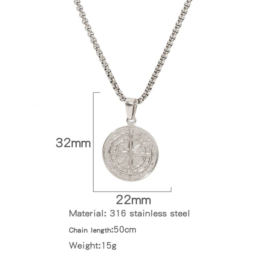 S.Steel Gold Plating With Plate Men-c 15g