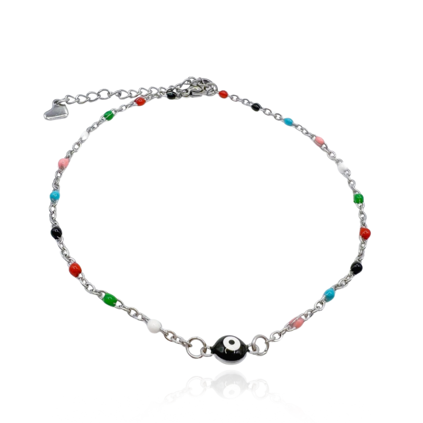 S.Steel Colorfull Anklets Women-c 4g