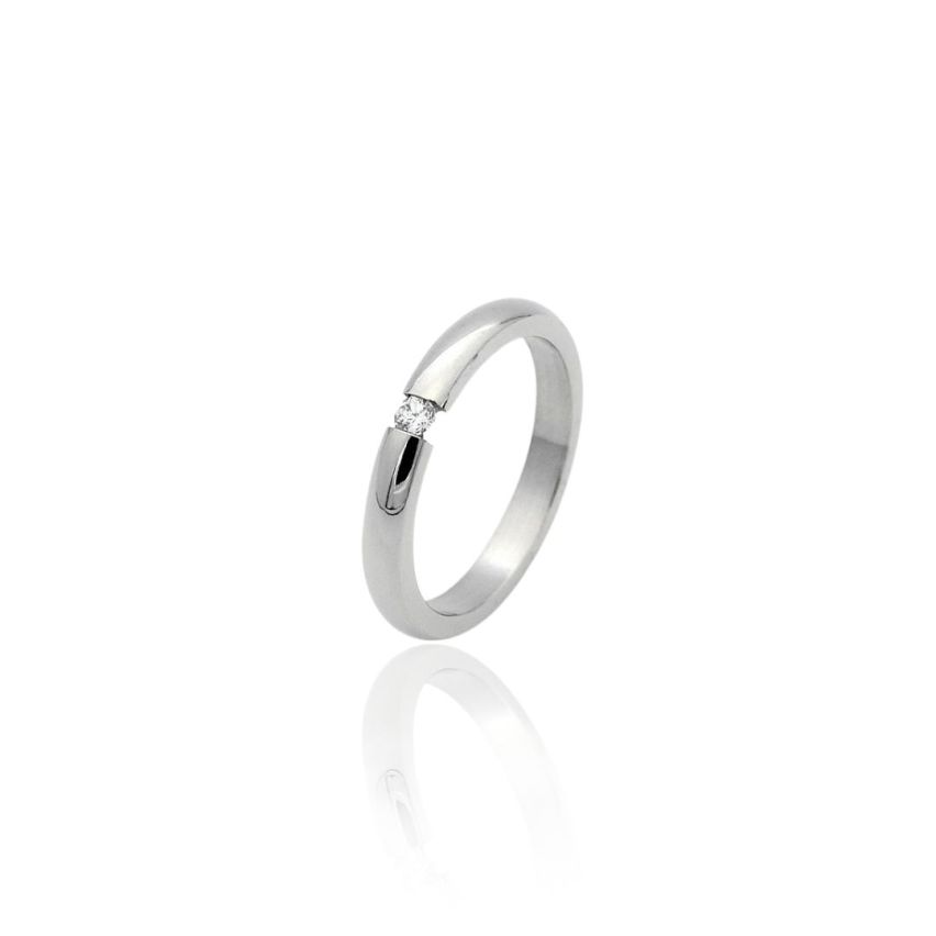 S.Steel Zircon Minimalist Women-c - 2mm EU57 - ES17 - US8