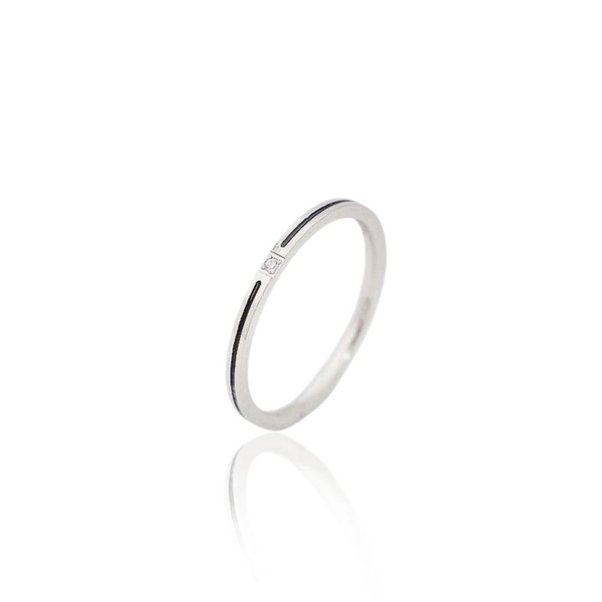 S.Steel Zircon Minimalist Women-c