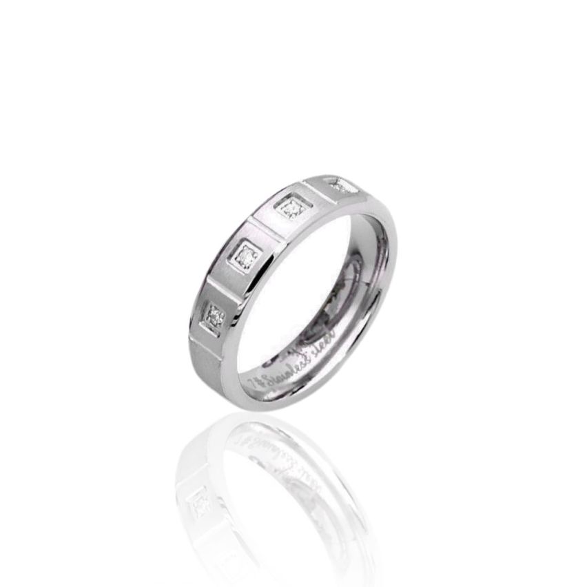 S.Steel Zircon Wedding Women-c - 1.6mm EU54 - ES14 - US7